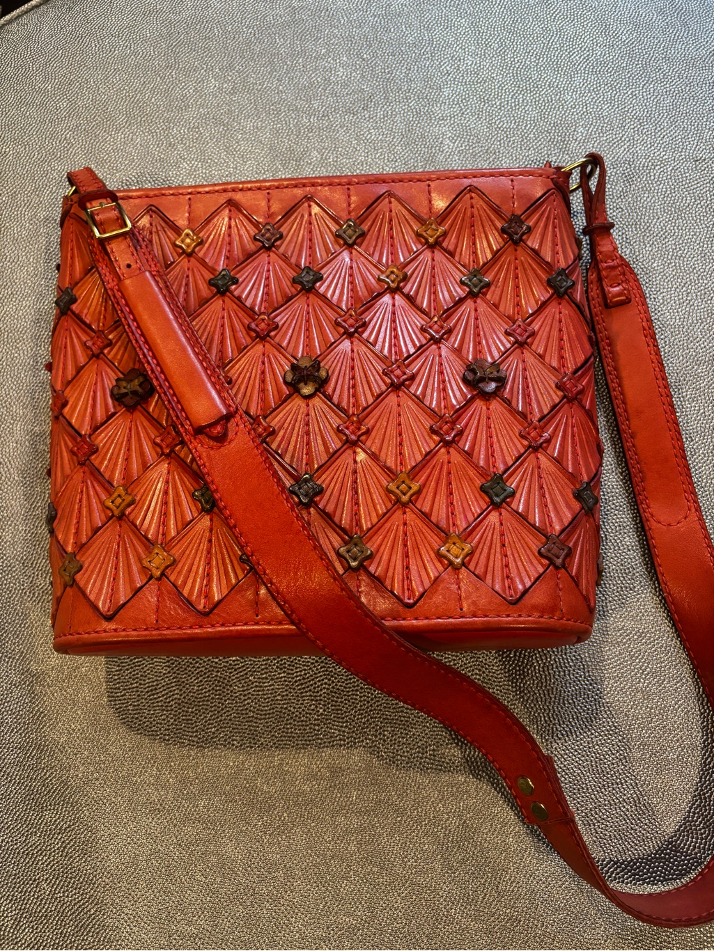 Handmade Kristal Leather Bag